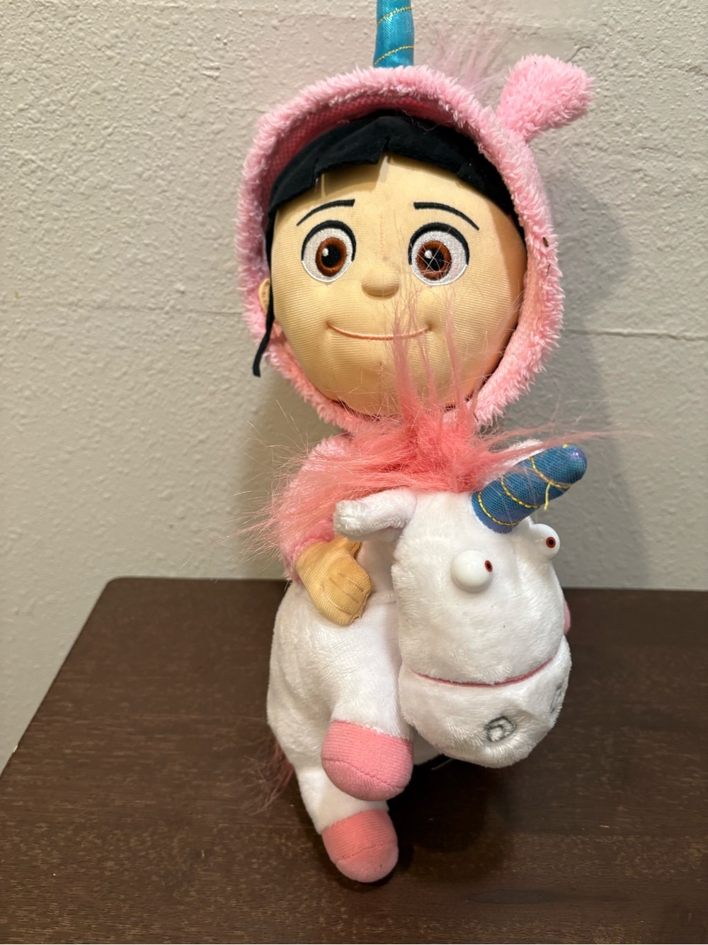 Plush Girl Doll in Pink Unicorn Costume - Soft Kids Toy Despicable Me 3